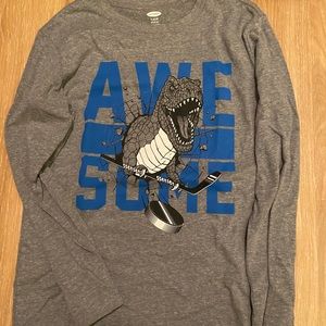 Dinosaur hockey shirt